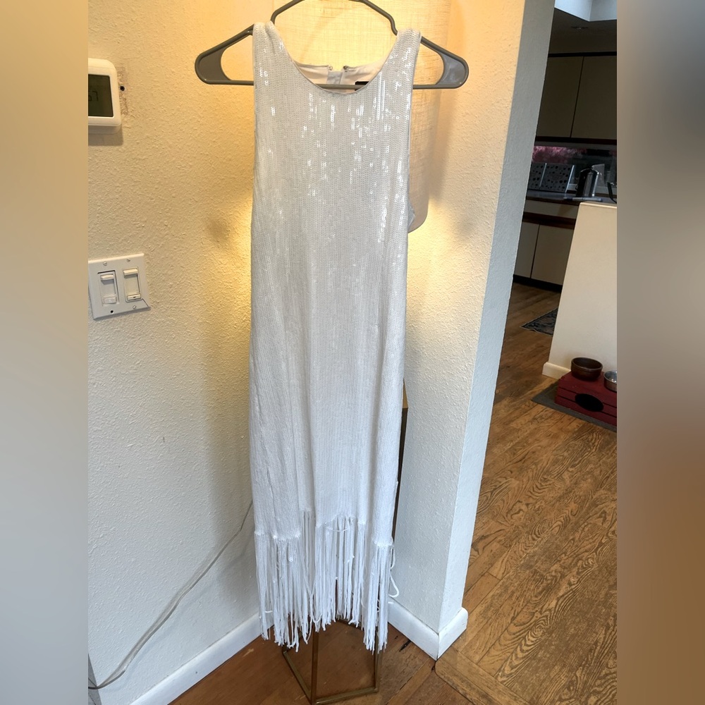 J. Crew Collection Fringe-Trimmed Sheath Dress! 🌟